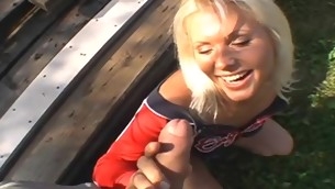 Sexy forcible age teenager gal keeps moaning on being fucked doggystyle